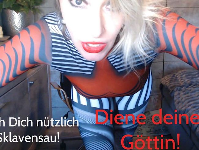 Mach Dich nützlich, Sklave! Diene Deiner Herrin online & REAL in Düsseldorf!