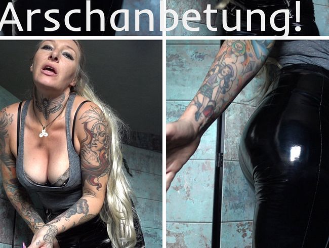 Mehr als nur Lack Arsch Anetung! Du frisst .....