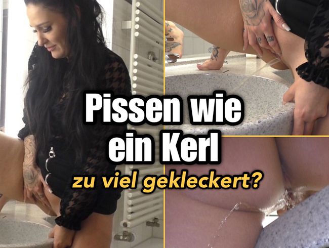 Pissen wie ein Kerl - zu viel gekleckert?