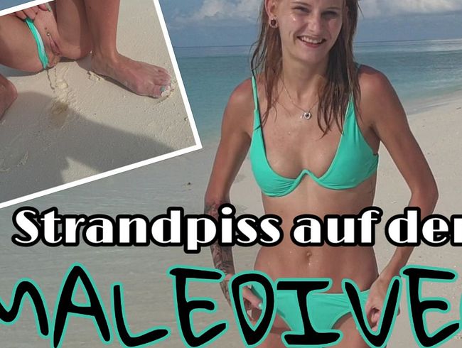 Strandpiss auf den MALEDIVEN!