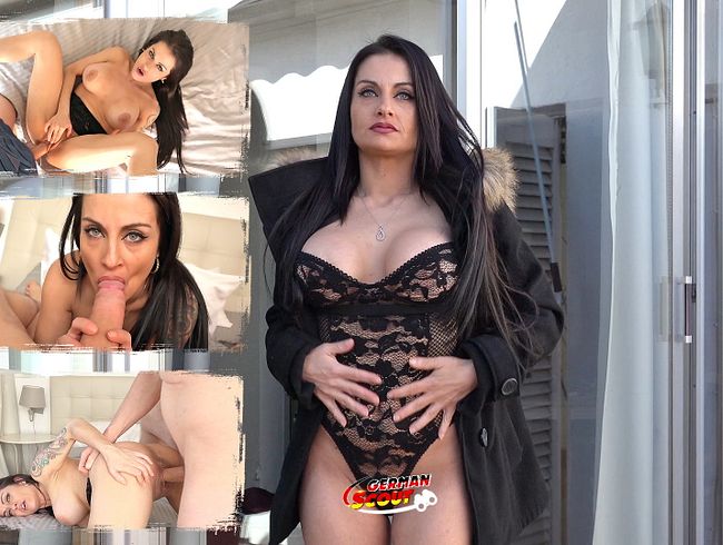GERMAN SCOUT - Super hübsche MILF Bianka mit Mega Titten bei Strassen Casting gefickt