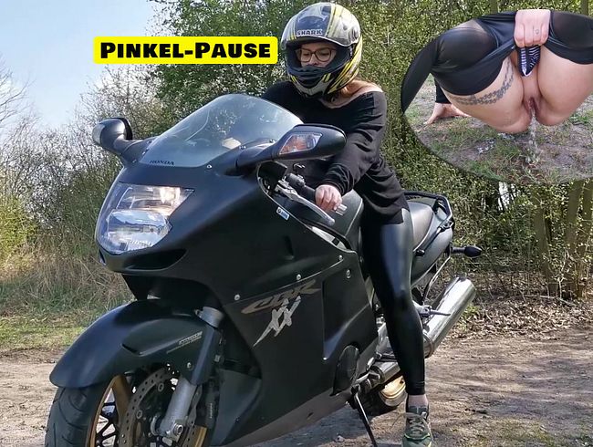 Pinkelpause. Das war knapp
