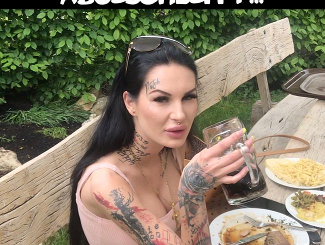 ENDLICH!! Im Gartenlokal abgeschleppt!!!