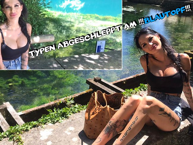 Typen abgeschleppt am Blautopf!!!