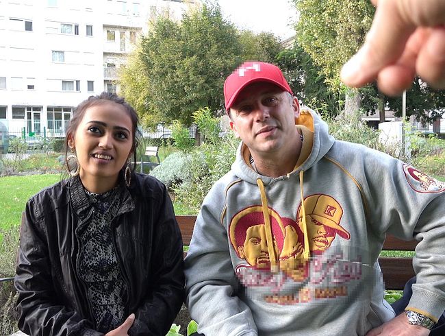 GERMAN SCOUT - Extrem schlanke Latina Emma bei krasser Aktion AO gefickt