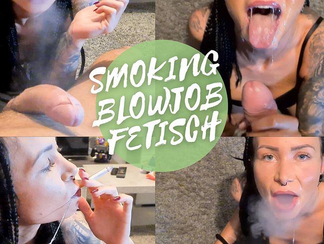 Mein 1. Smoking Blowjob Clip - Userwunsch!  Die Smoking Schwanzlutscherin
