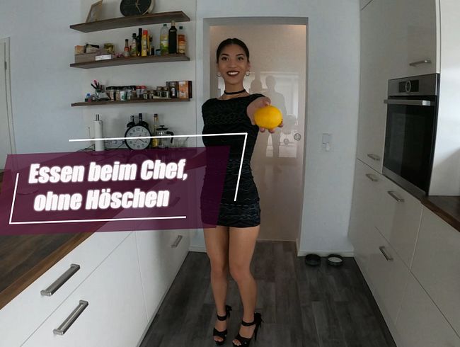 Essen beim Chef - Ohne Höschen
