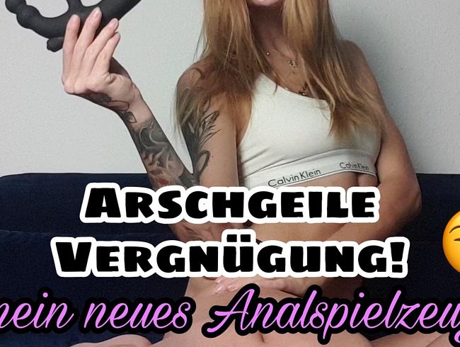 Arschgeile Vergnügung! Mein neues Analspielzeug