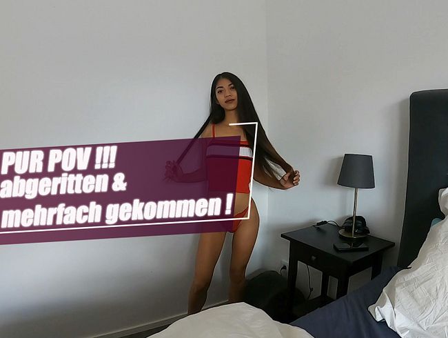 PUR POV!!!  Abgeritten und Mehrfach gekommen