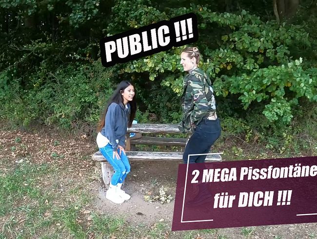 PUBLIC : 2 MEGA Pissfontänen für DICH