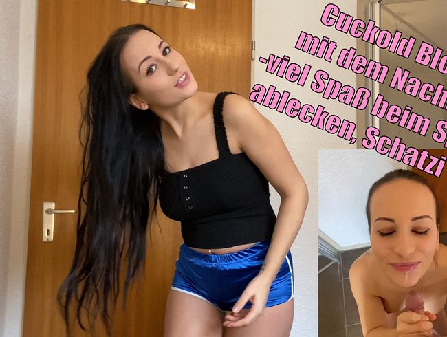 Cuckold Blowjob mit dem Nachbarn! ;) - Guten Appetit mein Schatzi!