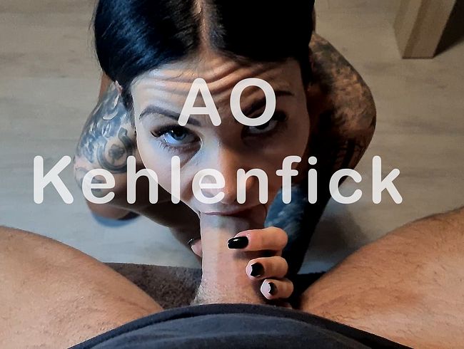 AO Kehlenficktfick - User  meinen Hals