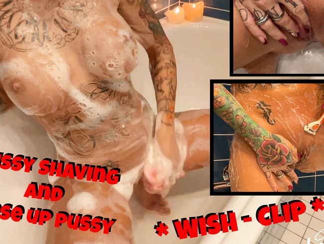 Wish-Clip : eine geile glatte Fotze für dich