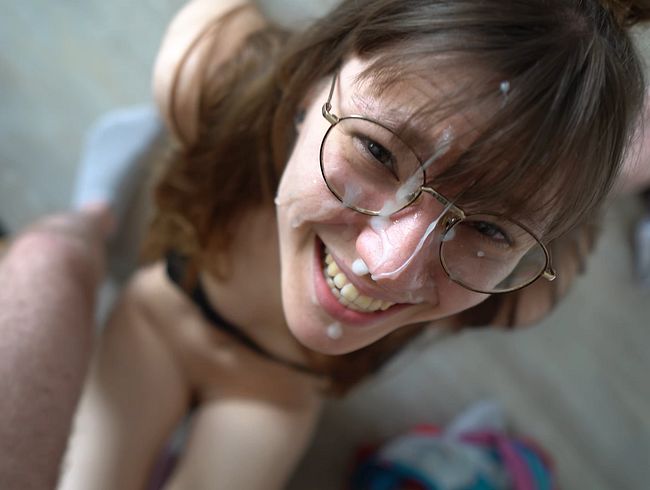Ohje, durchgefickt und auf Brille gewixxt !!