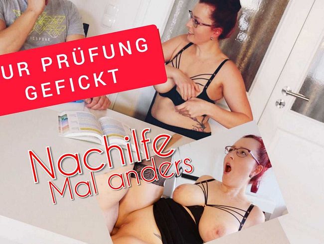 Nachhilfe für Stiefsohn - Mal anders zur Prüfung Gefickt !!