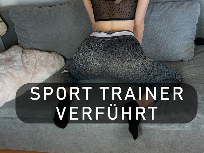 Den Sport Trainer verführt und ihm seinen Schwanz geblasen