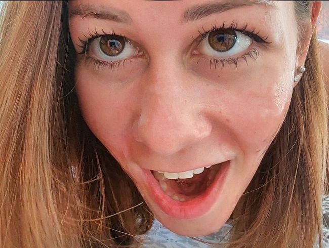 Das erste mal Doppelbesamung! Creampie + Gesichtsbesamung!