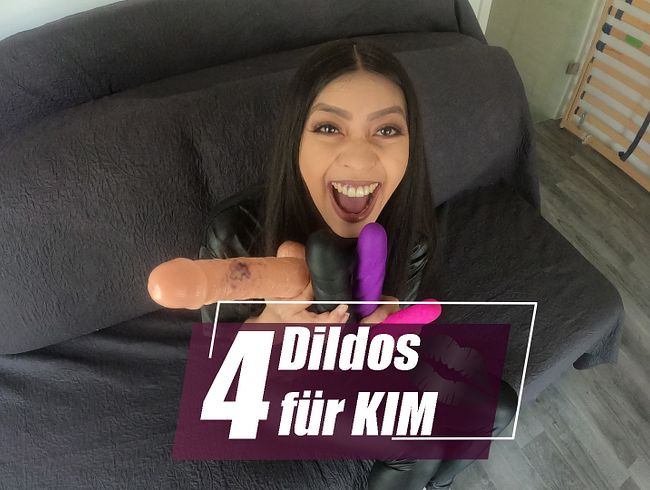 4 Dildos für Kim