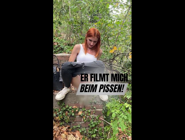ER filmt mich beim PISSEN! (Handyvideo)