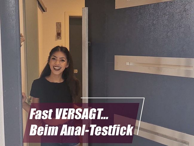 Fast VERSAGT... beim Anal-Testfick