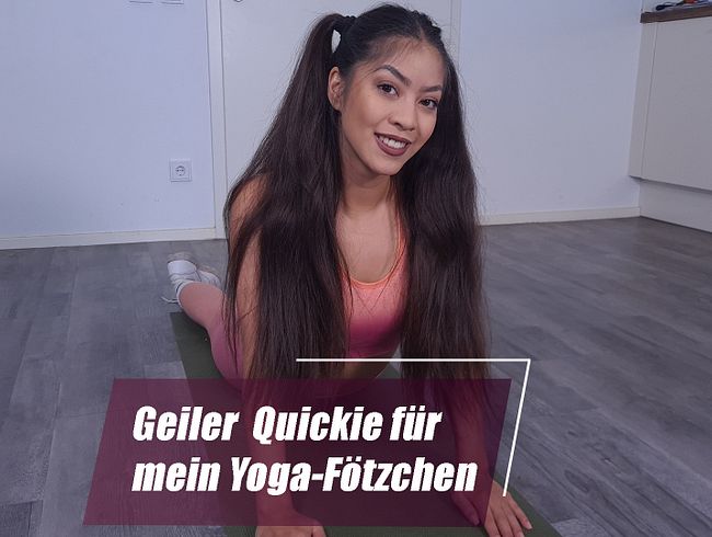 Geiler Quickie für mein Yoga-Fötzchen