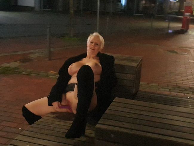 Abendspaziergang mit Vibrator