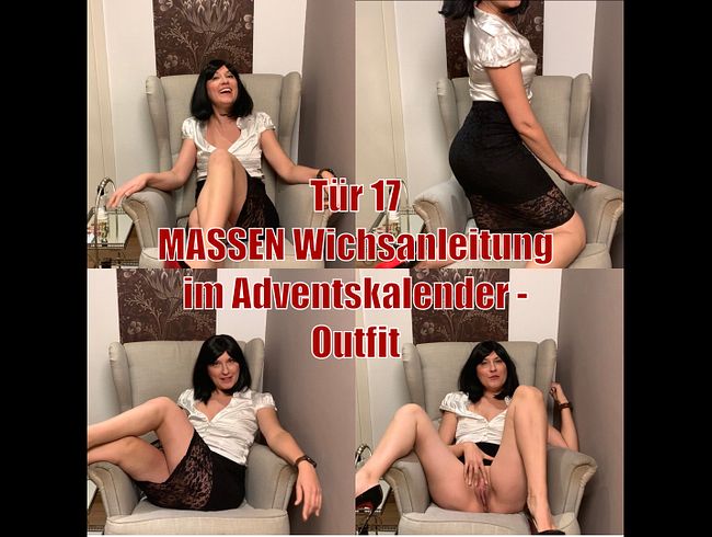 Tür 17 - Massenwichsanleitung im Adventskalender Outfit