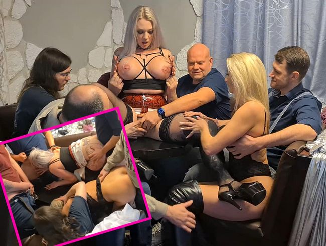 BUCHT UNS! Bayerns perverseste Gangbangnutten - 5 Schwänze für 2 Fotzen