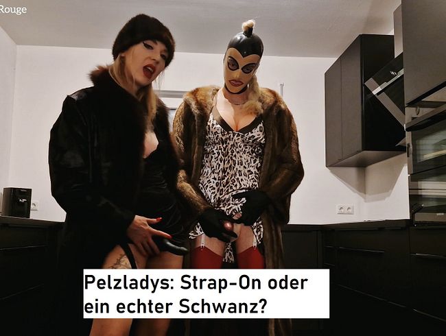 Pelzladys: Strapon oder echter Schwanz?
