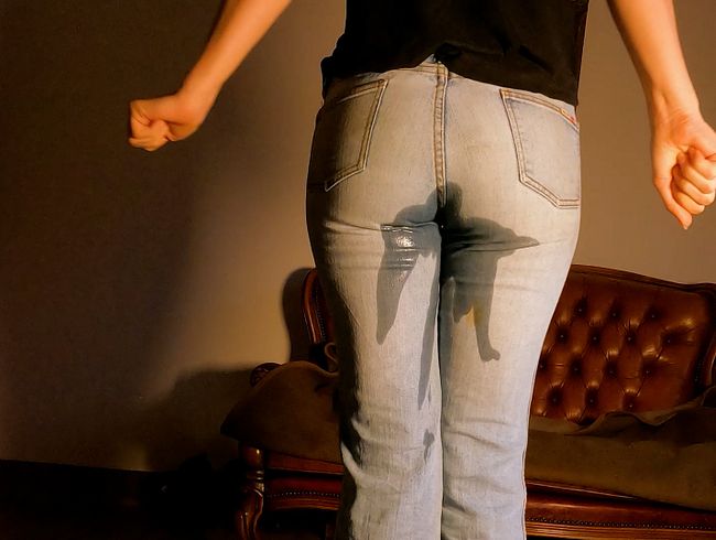 #17 alte Jeans eingepisst