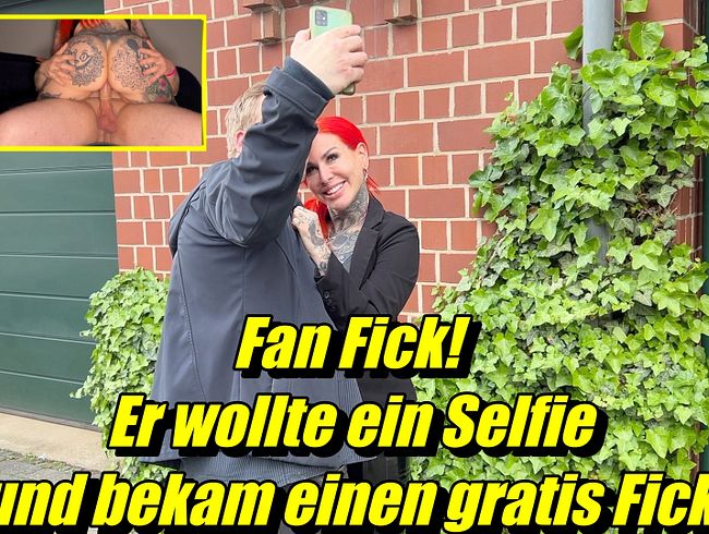 Fan Fick! Er wollte ein Selfie und bekam einen gratis Fick