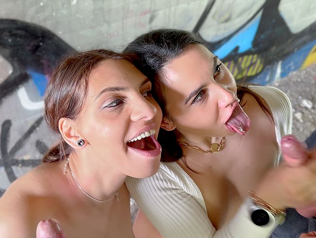 OMG, war das geil! Mein ERSTES MAL FFMM! Schwänze-Tausch mit notgeilem Pärchen!